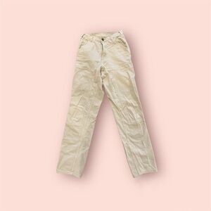 cream/off white cargo pants